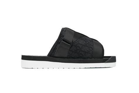 dior alpha slide black shoes.